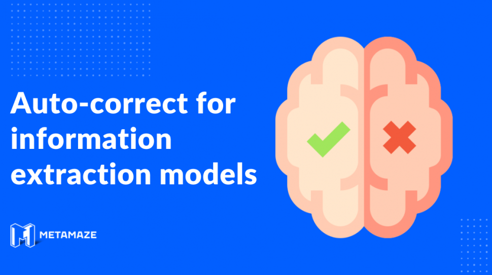 Blogpost - Auto-correct inormation extractions model